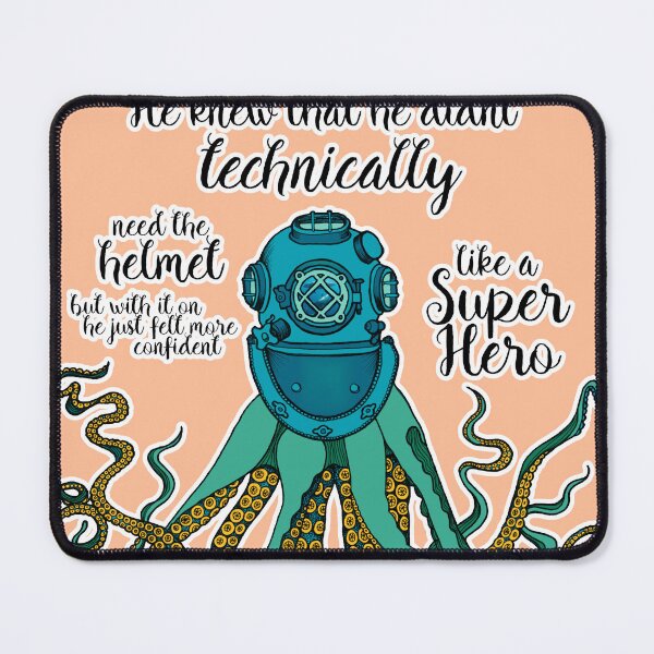 Item preview, Octopus Superhero designed and sold by Kati-ART.