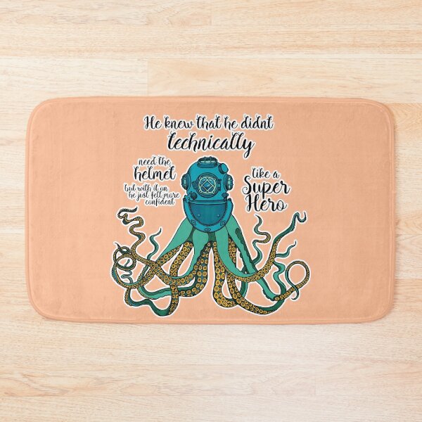 Item preview, Octopus Superhero designed and sold by Kati-ART.