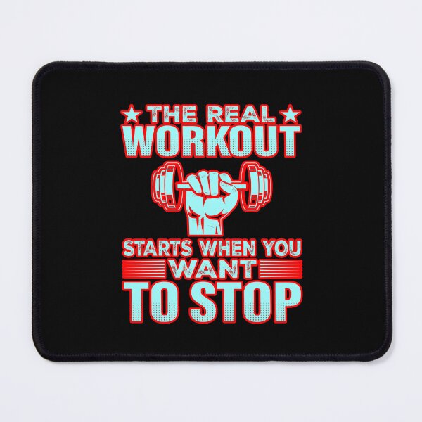 Item preview, the real workout starts when you want to stop #2 designed and sold by creativerooney.