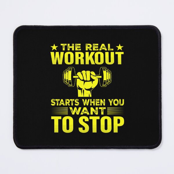 Item preview, the real workout starts when you want to stop #3 designed and sold by creativerooney.