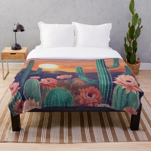 Item preview, Serenidad al atardecer en el Oasis de Cactus designed and sold by Mozyden.