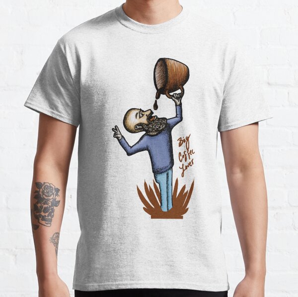 Big Coffee Lover Camiseta clásica
