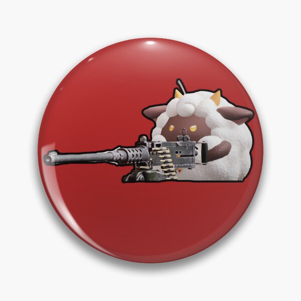 Item preview, PALWORLD Lamball Gun Sticker Funny designed and sold by coolartdotcom.