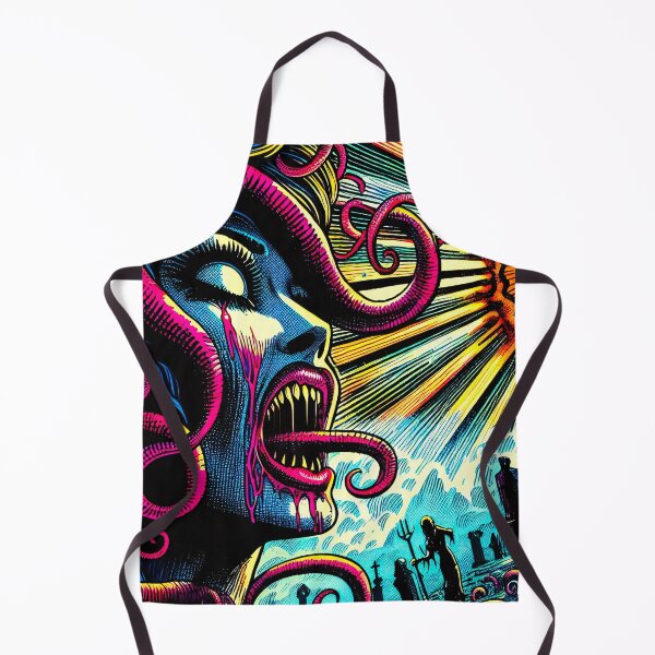 Item preview, Trippy Psychedelic Medusa's Mythological Cemetery designed and sold by AIPixelMaster.