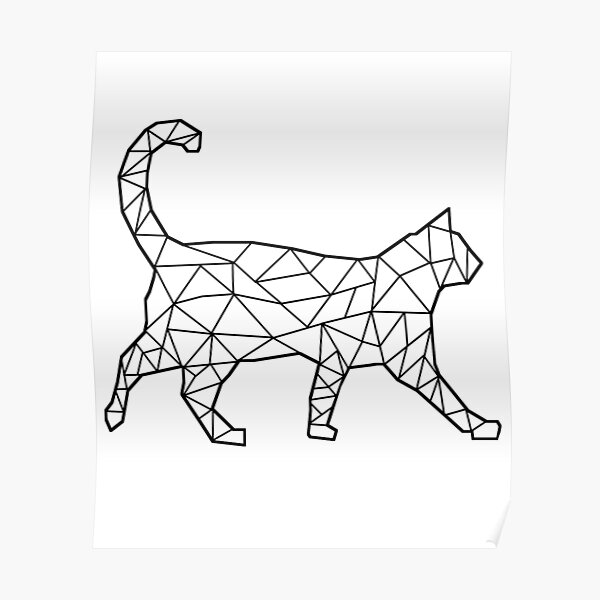 Geometric Animal Posters Redbubble