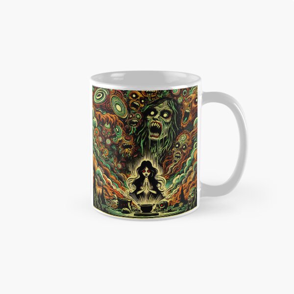 Item preview, Trippy Psychedelic Ghostly Witch's Spell designed and sold by AIPixelMaster.
