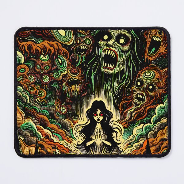 Item preview, Trippy Psychedelic Ghostly Witch's Spell designed and sold by AIPixelMaster.