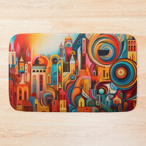 Item preview, Urban Tapestry: A Creative Fusion of Abstract Cityscapes designed and sold by unimuse.