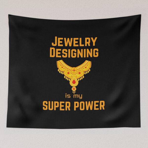 Item preview, jewelry designer | jewelry designing is my superpower designed and sold by annoying-shirts.