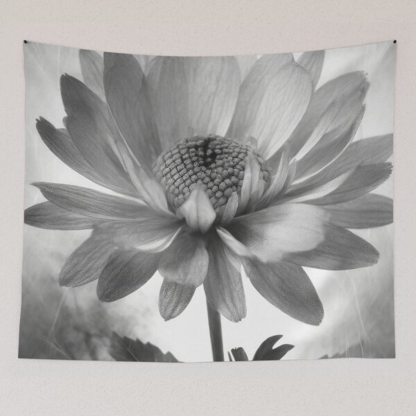 Item preview, Monochrome Floral Design designed and sold by MakeInShop.