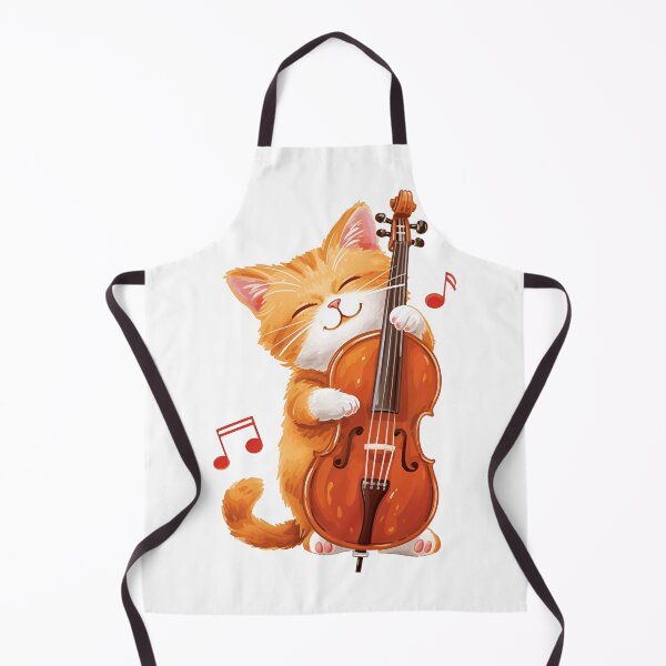 Item preview, Cute Cat With Cello. Funny Cat And Cello Lover For Women Kid designed and sold by ahmed2751989.