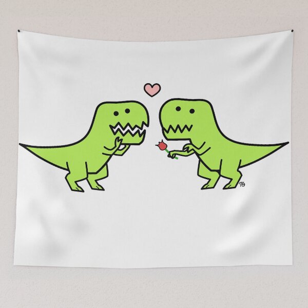 Item preview, If you give a T-rex a rose designed and sold by Treasured Oddities.