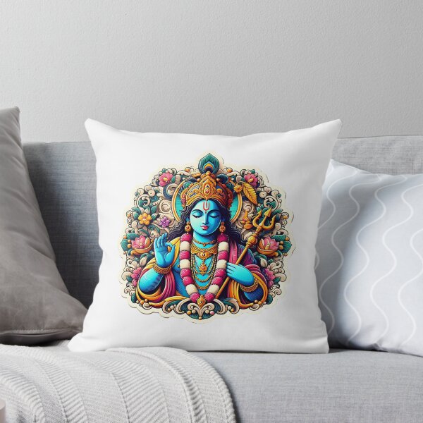 Item preview, Lord Krishna in Round Serenity | InnerDivineSoul Art designed and sold by InnerDivineSoul.