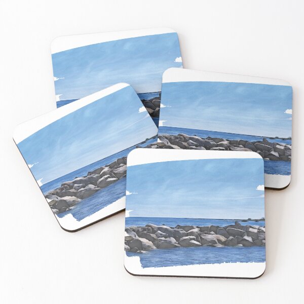 Item preview, Breakwater: Peace and beauty by the sea designed and sold by Ink-Kreativ.