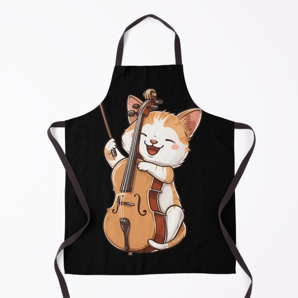 Item preview, Cute Cat With Cello. Funny Cat And Cello Lover For Women Kid designed and sold by ahmed2751989.