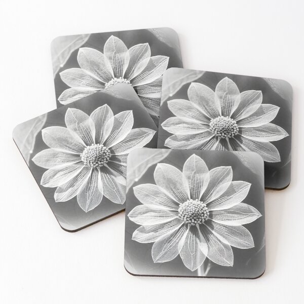 Artikelvorschau, Monochromes Blumenmuster entworfen und verkauft von MakeInShop.