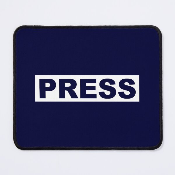 Item preview, Press Logo (Inspired by Palestinian Journalist Motaz Azaiza) designed and sold by WeSellMerch.