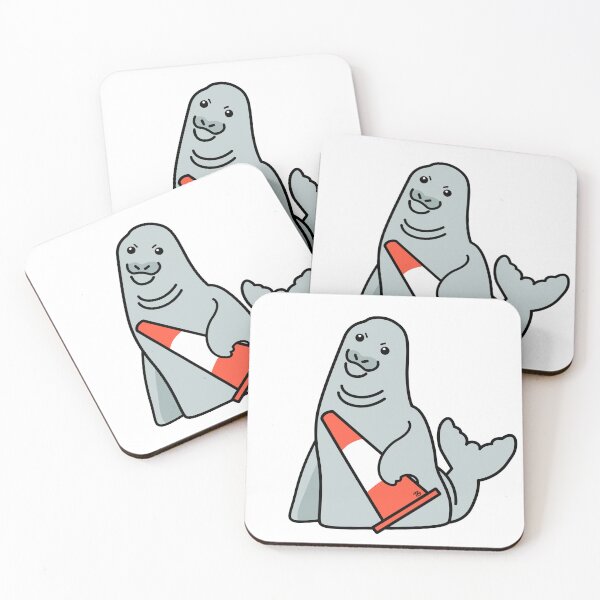 Item preview, Neil the Seal (with his traffic cone) designed and sold by Treasured Oddities.