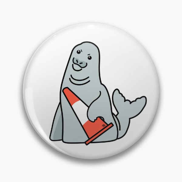 Item preview, Neil the Seal (with his traffic cone) designed and sold by Treasured Oddities.