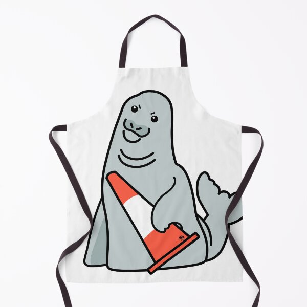 Item preview, Neil the Seal (with his traffic cone) designed and sold by Treasured Oddities.