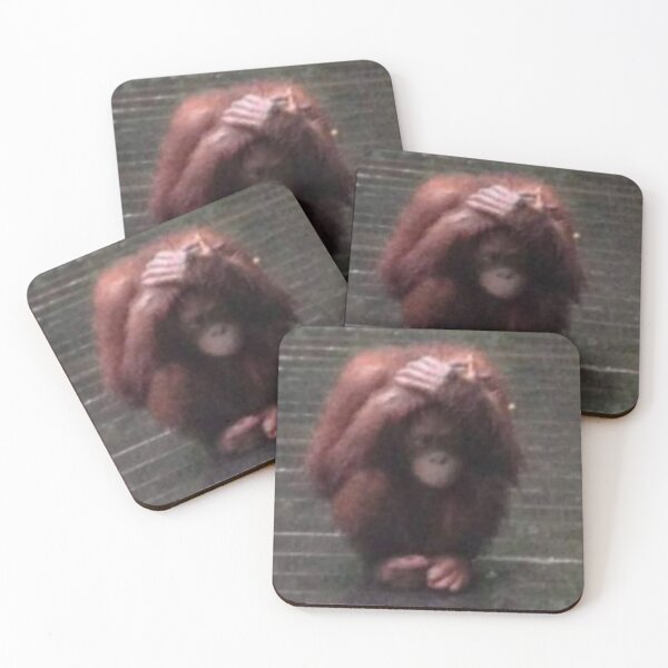 Item preview, Monkey in the rain :( designed and sold by sillysprout.