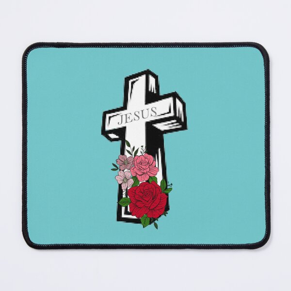 Item preview, Cross with flowers designed and sold by JLZS.