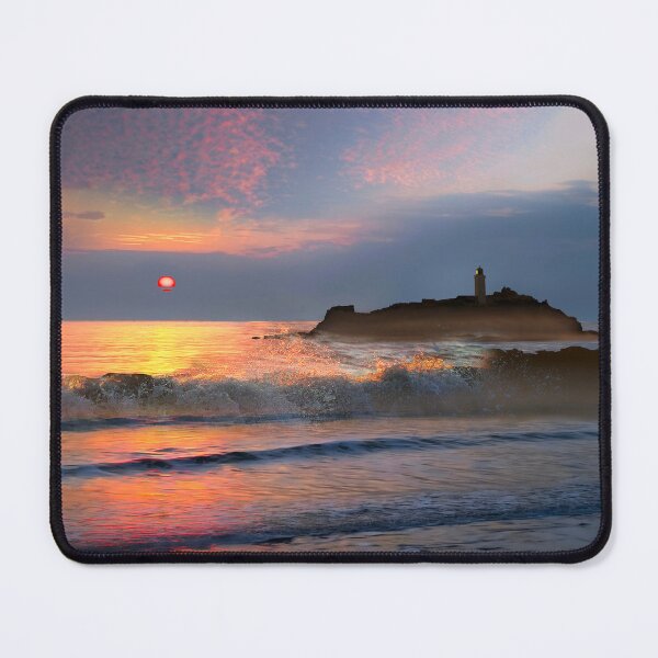 Item preview, Godrevy Lighthouse Sunset designed and sold by Alisonchambers2.