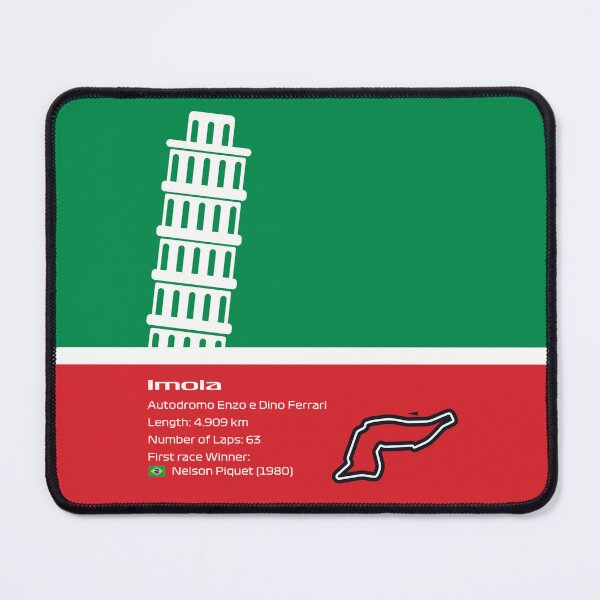 Item preview, Formula 1 Poster of Autodromo Internazionale Enzo e Dino Ferrari Circuit Imola Italy GP 2024 for F1 fans minimalistic digital art best for iPhone and Samsung phone cover, wall art, and posters designed and sold by Pink Polar F1.