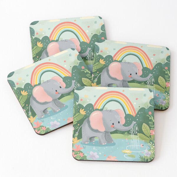Item preview, Playful Elephant designed and sold by cute-animals99.