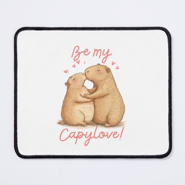 Item preview, Capybara Valentine designed and sold by VisualArtsOasis.