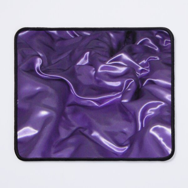 Item preview, Closeup Of Rippled Purple Satin Fabric designed and sold by taiche.