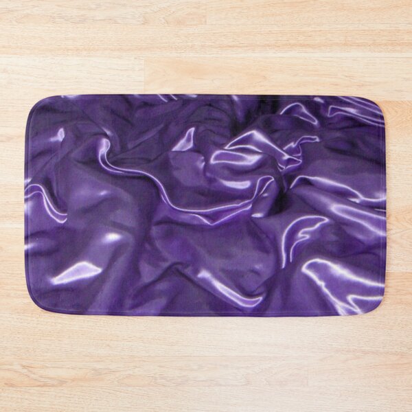 Item preview, Closeup Of Rippled Purple Satin Fabric designed and sold by taiche.