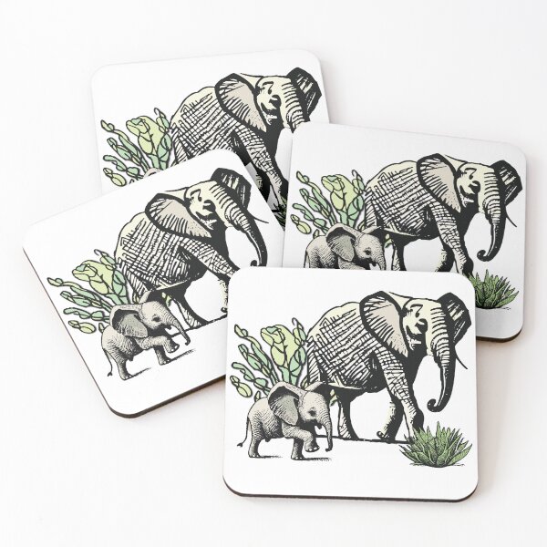 Item preview, Elephants Walking designed and sold by sweetdreamers.