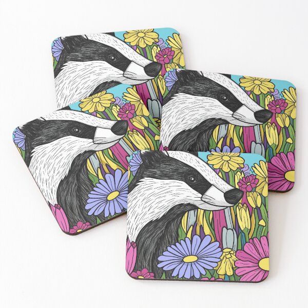 Item preview, Badger Garden Bliss designed and sold by cute-animals99.