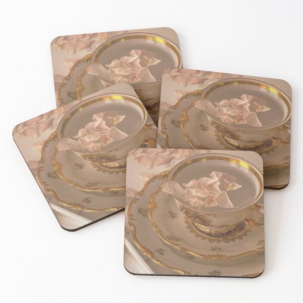 Item preview, Coquette - Rose Tea - Oil Painting designed and sold by Sab1324.