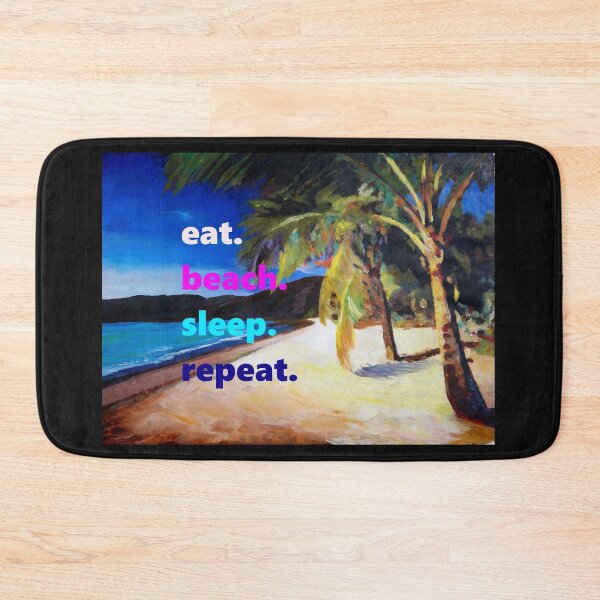 Item preview, Caribbean Dream: eat. beach. sleep. repeat. designed and sold by artshop77.