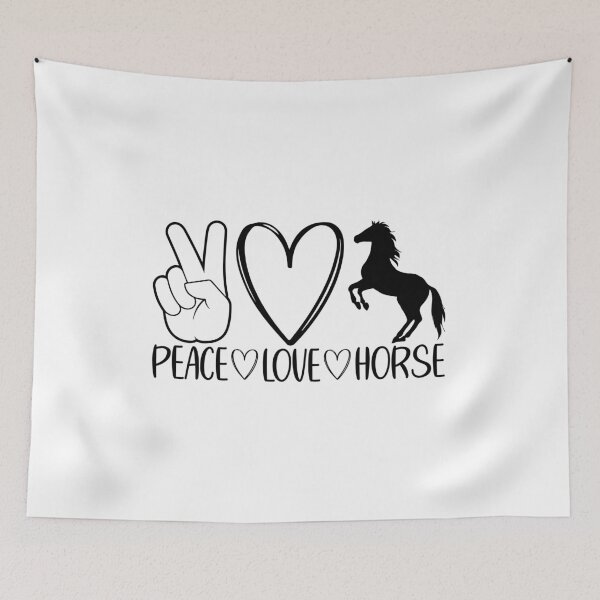 Item preview, Peace Love Horse designed and sold by AnimalsDH305.