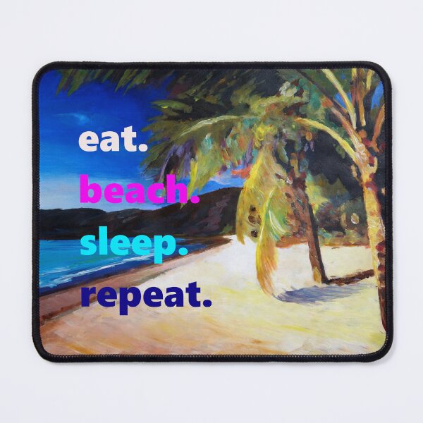 Item preview, Caribbean Dream: eat. beach. sleep. repeat. designed and sold by artshop77.