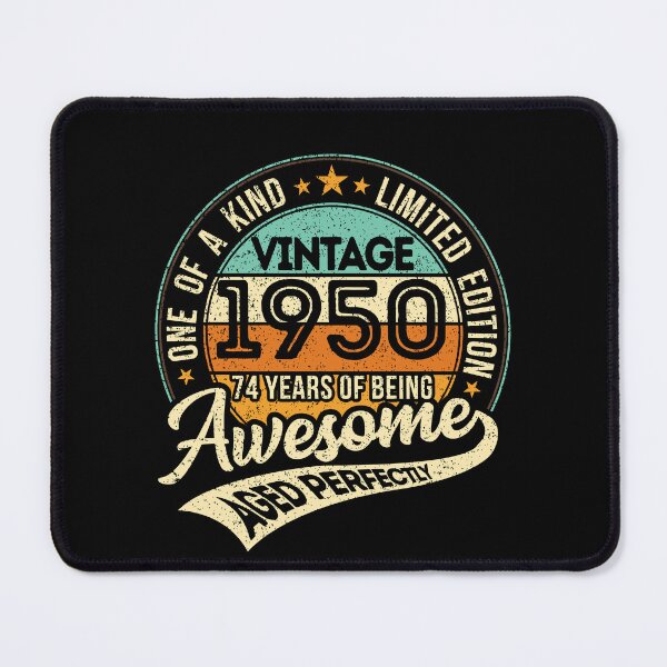 Item preview, One of a kind - Vintage 1950 - 74 years of being awesome - aged perfectly - limited edition - 2024 birthday designed and sold by oudinmeissArt.