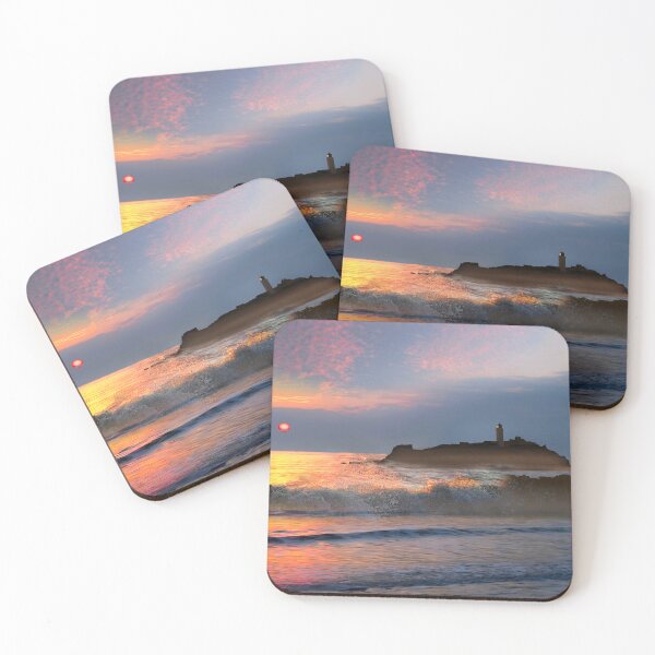 Item preview, Godrevy Lighthouse Sunset designed and sold by Alisonchambers2.