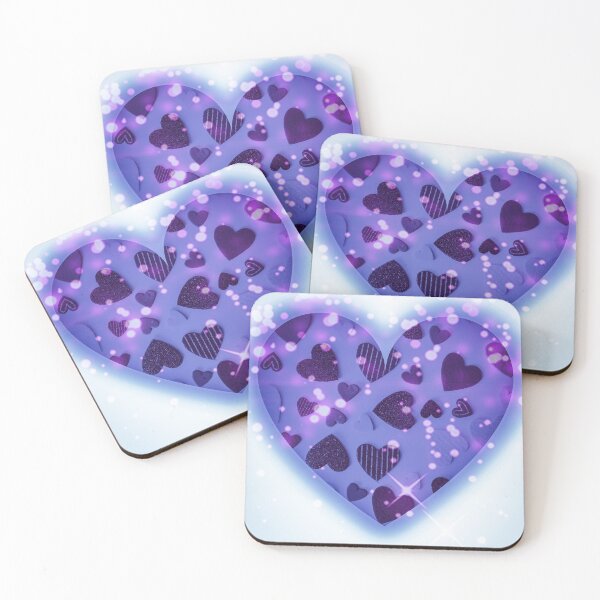 Item preview, Sparkle bluish purple Heart designed and sold by Jk-812.