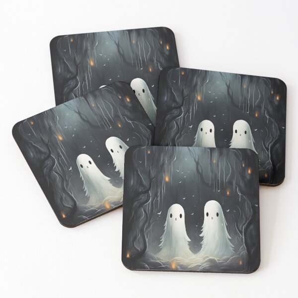 Item preview, Ghosts in a spooky forest  designed and sold by earlgreysshoppe.