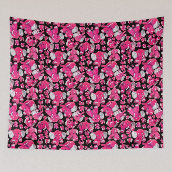 Item preview, Tumbling Pink Elephants designed and sold by grinningskull.
