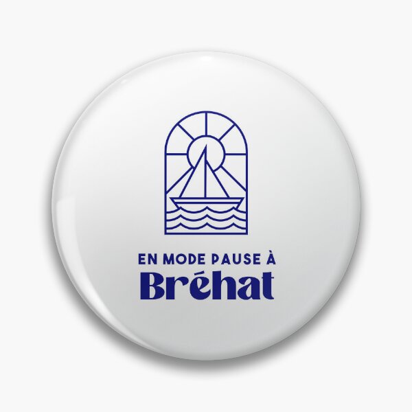 Item preview, Bréhat in break mode - Brittany Morbihan 56 Sea Holidays Beach designed and sold by Burning Dog.