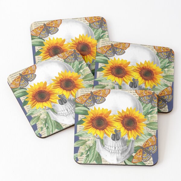 Item preview, Sunflower Skull I designed and sold by SRChappell.