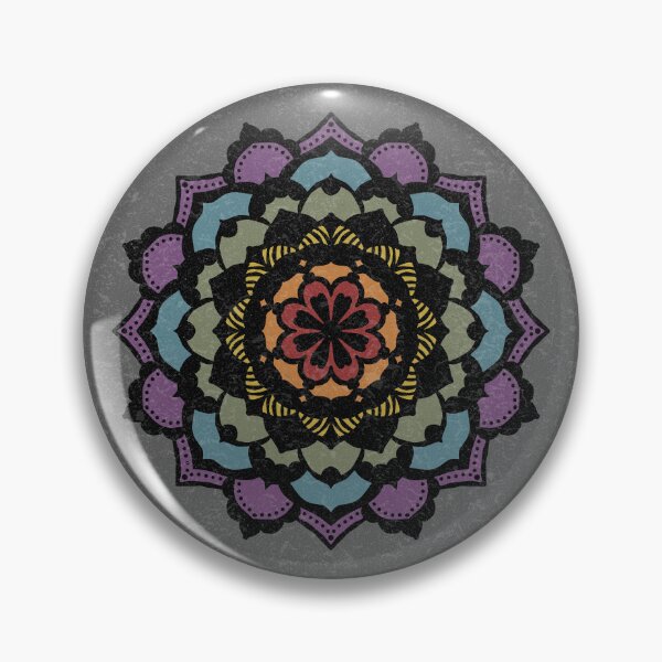 Item preview, Deva Mandala - Slate, Coal, Ruby, Rust, Saffron, Sage, Peacock, Plum designed and sold by Irene Estelle.