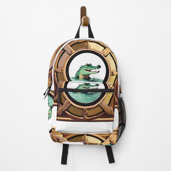 Item preview, Porthole of a Dangerous Croc designed and sold by sweetdreamers.