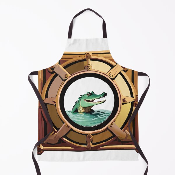 Item preview, Porthole of a Dangerous Croc designed and sold by sweetdreamers.