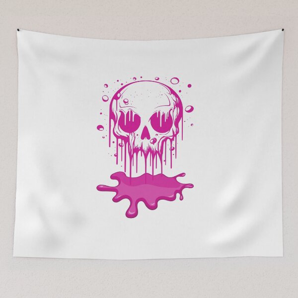 Item preview, pink bubble skull designed and sold by mikoto-K09.