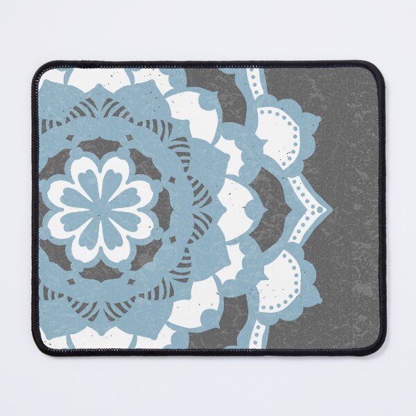 Item preview, Deva Mandala - Slate, Sky, Snow designed and sold by Irene Estelle.
